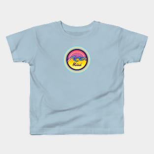 Vintage Wave on Beautiful Gradient Kids T-Shirt